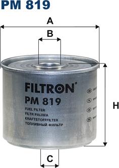 Filtron PM819 - Топливный фильтр autodif.ru