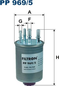 Filtron PP969/5 - Топливный фильтр autodif.ru