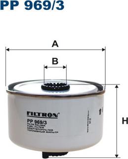 Filtron PP969/3 - Топливный фильтр autodif.ru