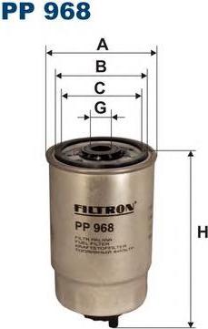 Filtron PP968/2 - Топливный фильтр autodif.ru
