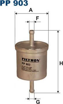 Filtron PP903 - Топливный фильтр autodif.ru