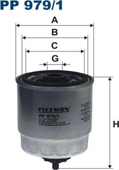 Filtron PP979/1 - Топливный фильтр autodif.ru
