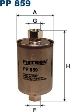 Filtron PP859 - Топливный фильтр autodif.ru