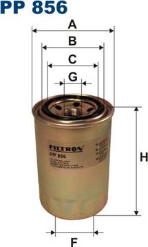 Filtron PP856 - Топливный фильтр autodif.ru