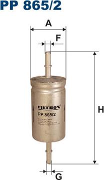 Filtron PP865/2 - Топливный фильтр autodif.ru