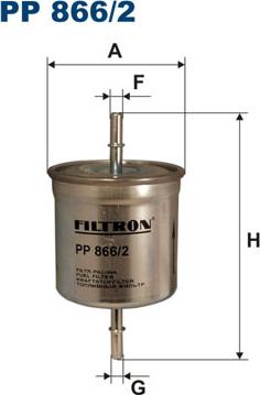 Filtron PP866/2 - Топливный фильтр autodif.ru