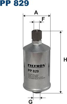Filtron PP829 - Топливный фильтр autodif.ru