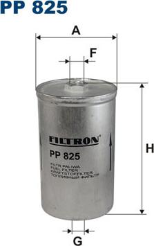 Filtron PP825 - Топливный фильтр autodif.ru