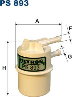 Filtron PS893 - Топливный фильтр autodif.ru
