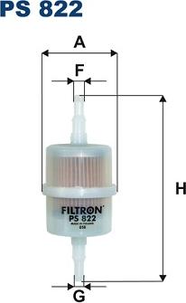 Filtron PS822 - Топливный фильтр autodif.ru