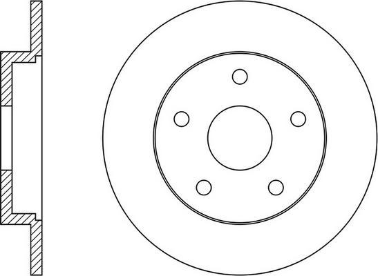 FORD (CHANGAN) 1253730 - Тормозной диск autodif.ru