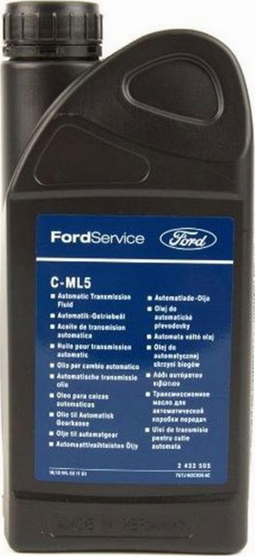 FORD 2 433 505 - OEFORD-2433505 жидкость гидравлическая! для АКПП/ГУР Ford C-ML5 (1L) п/синт.\ Ford WSS-M2C938-A autodif.ru