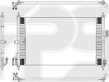 FPS FP 50 K421 - Конденсатор кондиционера autodif.ru