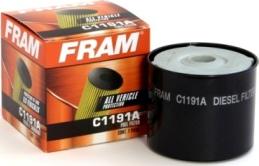 FRAM C1191A - Топливный фильтр autodif.ru