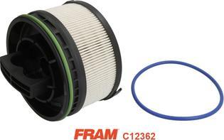 FRAM C12362 - Топливный фильтр autodif.ru