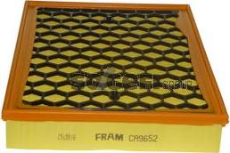 FRAM CA9652 - Воздушный фильтр, двигатель autodif.ru