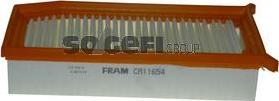 FRAM CA11654 - Воздушный фильтр, двигатель autodif.ru