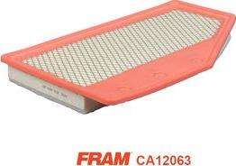 FRAM CA12063 - Воздушный фильтр, двигатель autodif.ru