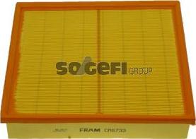FRAM CA8733 - Воздушный фильтр, двигатель autodif.ru