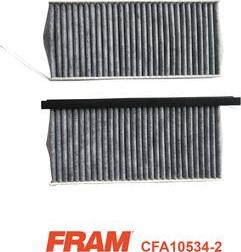 FRAM CFA10534-2 - Фильтр воздуха в салоне autodif.ru