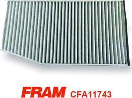 FRAM CFA11743 - Фильтр воздуха в салоне autodif.ru