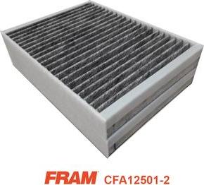 FRAM CFA12501-2 - Фильтр воздуха в салоне autodif.ru
