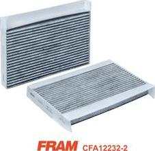 FRAM CFA12232-2 - Фильтр воздуха в салоне autodif.ru