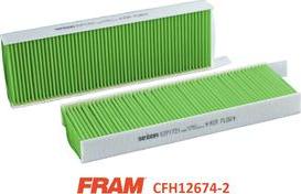 FRAM CFH12684 - Фильтр воздуха в салоне autodif.ru