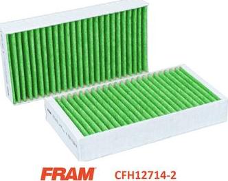 FRAM CFH12714-2 - Фильтр воздуха в салоне autodif.ru