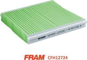 FRAM CFH12717 - Фильтр воздуха в салоне autodif.ru