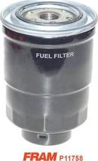 FRAM P11758 - Топливный фильтр autodif.ru