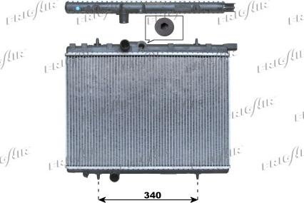 Frigair 0108.3036 - Радиатор, охлаждение двигателя autodif.ru