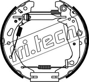 Fri.Tech. 16443 - Комплект тормозных колодок, барабанные autodif.ru