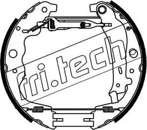 Fri.Tech. 16464 - Комплект тормозных колодок, барабанные autodif.ru