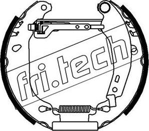 Fri.Tech. 16054 - Комплект тормозных колодок, барабанные autodif.ru