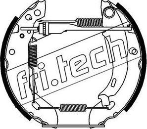 Fri.Tech. 16032 - Комплект тормозных колодок, барабанные autodif.ru