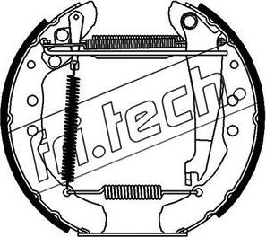 Fri.Tech. 16142 - Комплект тормозных колодок, барабанные autodif.ru