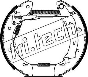 Fri.Tech. 16184 - Комплект тормозных колодок, барабанные autodif.ru