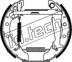Fri.Tech. 16132 - Комплект тормозных колодок, барабанные autodif.ru