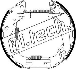 Fri.Tech. 16346 - Комплект тормозных колодок, барабанные autodif.ru