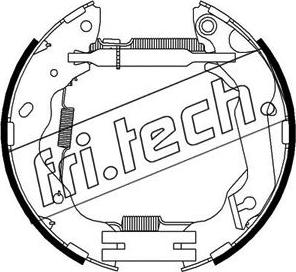Fri.Tech. 16347 - Комплект тормозных колодок, барабанные autodif.ru