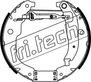 Fri.Tech. 16316 - Комплект тормозных колодок, барабанные autodif.ru