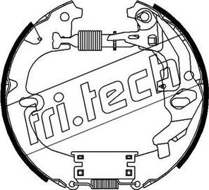Fri.Tech. 16325 - Комплект тормозных колодок, барабанные autodif.ru
