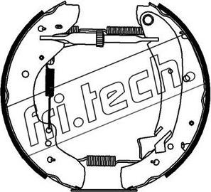Fri.Tech. 16204 - Комплект тормозных колодок, барабанные autodif.ru
