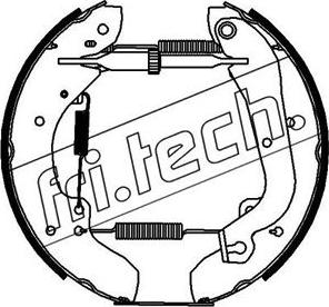Fri.Tech. 16200 - Комплект тормозных колодок, барабанные autodif.ru