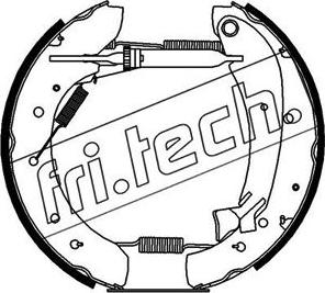 Fri.Tech. 16208 - Комплект тормозных колодок, барабанные autodif.ru