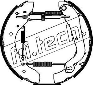 Fri.Tech. 16202 - Комплект тормозных колодок, барабанные autodif.ru