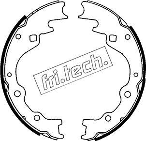 Fri.Tech. 1049.124 - Комплект тормозных колодок, барабанные autodif.ru