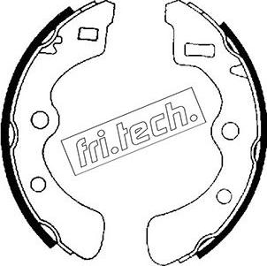 Fri.Tech. 1044.009 - Комплект тормозных колодок, барабанные autodif.ru