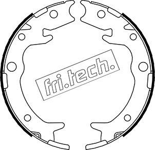 Fri.Tech. 1044.023 - Комплект тормозов, ручник, парковка autodif.ru
